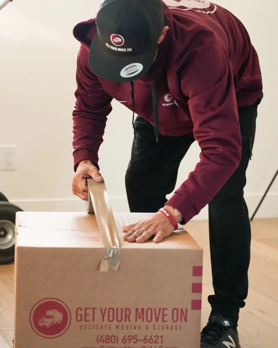 Get Your Move On crew providing professional packing service